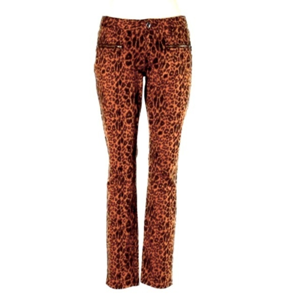 Princess Vera Wang 11 cheetah print stretch pants